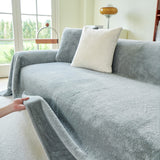 Faux Fur Smooth Plush Comfy Couch Covers, Soft Thicked Durable Blankets and Throws for Sofas - Ornate Home
