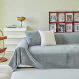 Faux Fur Smooth Plush Comfy Couch Covers, Soft Thicked Durable Blankets and Throws for Sofas - Ornate Home