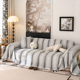 Faux Fur Sofa Cover Washable Furniture Protector for Sectional Warm & Fuzzy Slipcover - Ornate Home