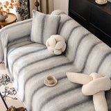 Faux Fur Sofa Cover Washable Furniture Protector for Sectional Warm & Fuzzy Slipcover - Ornate Home