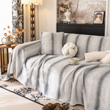 Faux Fur Sofa Cover Washable Furniture Protector for Sectional Warm & Fuzzy Slipcover - Ornate Home
