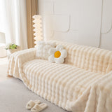 Faux Rabbit Fur Throws for Sofas, Stylish Throw Blankets for Couch and Couch Throw Cover - Ornate Home