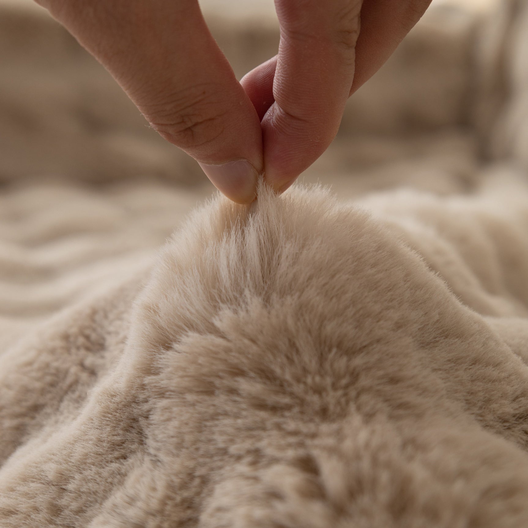 Faux Rabbit Fur Throws for Sofas, Stylish Throw Blankets for Couch and Couch Throw Cover - Ornate Home