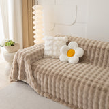 Faux Rabbit Fur Throws for Sofas, Stylish Throw Blankets for Couch and Couch Throw Cover - Ornate Home
