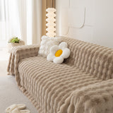 Faux Rabbit Fur Throws for Sofas, Stylish Throw Blankets for Couch and Couch Throw Cover - Ornate Home
