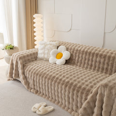 Faux Rabbit Fur Throws for Sofas, Stylish Throw Blankets for Couch and Couch Throw Cover - Ornate Home