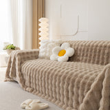 Faux Rabbit Fur Throws for Sofas, Stylish Throw Blankets for Couch and Couch Throw Cover - Ornate Home