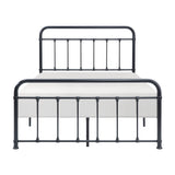 Fawn Black Metal Full Bed Frame - Ornate Home