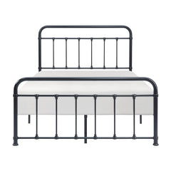 Fawn Black Metal Full Bed Frame - Ornate Home