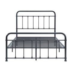 Fawn Black Metal Full Bed Frame - Ornate Home