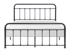 Fawn Black Queen Platform Bed - Ornate Home