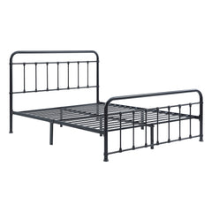 Fawn Black Queen Platform Bed - Ornate Home