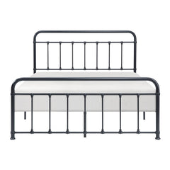 Fawn Black Queen Platform Bed - Ornate Home