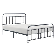 Fawn Black Queen Platform Bed - Ornate Home