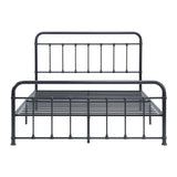 Fawn Black Queen Platform Bed - Ornate Home