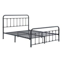Fawn Black Queen Platform Bed - Ornate Home