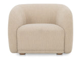 Faye Beige Boucle Accent Chair - Ornate Home