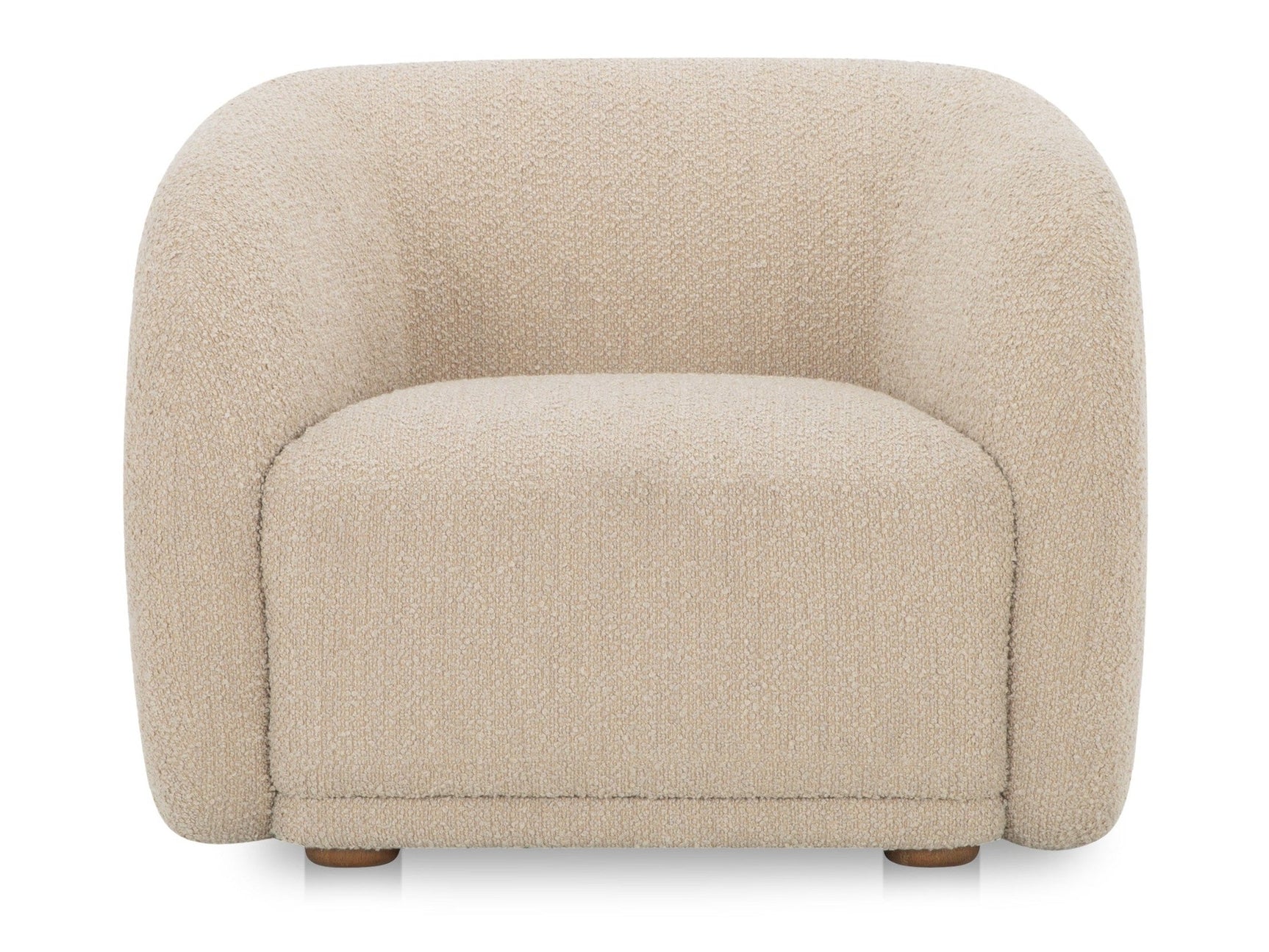 Faye Beige Boucle Accent Chair - Ornate Home