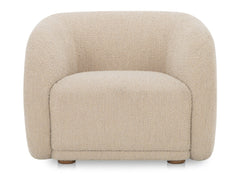 Faye Beige Boucle Accent Chair - Ornate Home