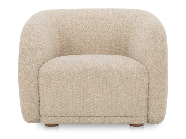 Faye Beige Boucle Accent Chair - Ornate Home
