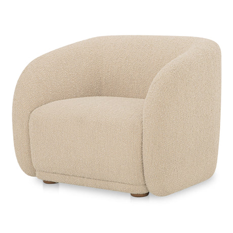 Faye Beige Boucle Accent Chair - Ornate Home