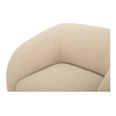 Faye Beige Boucle Accent Chair - Ornate Home