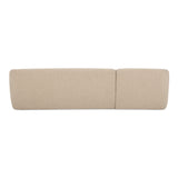 Faye Beige Boucle Left Sectional - Ornate Home