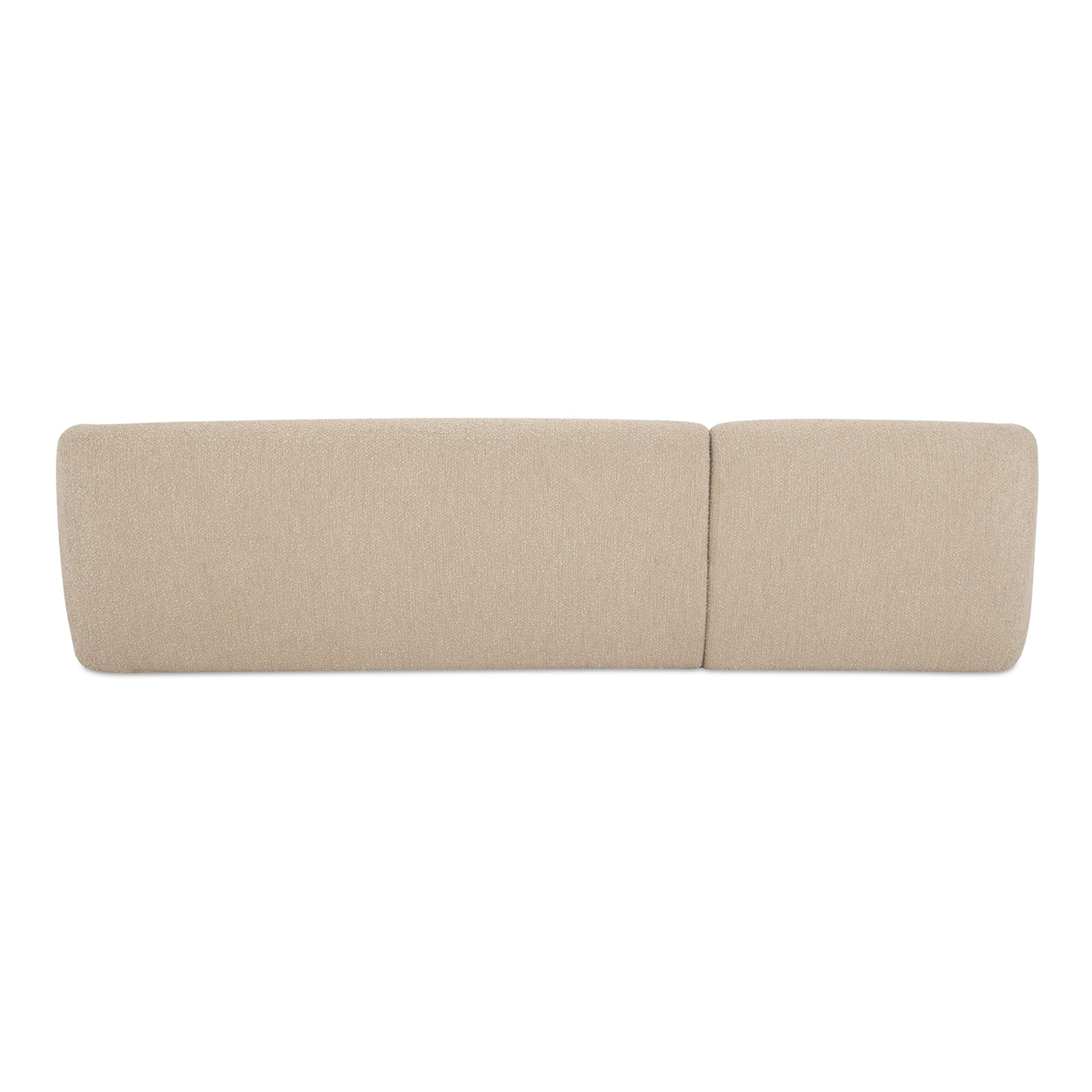 Faye Beige Boucle Left Sectional - Ornate Home