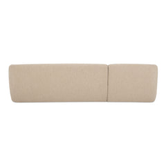 Faye Beige Boucle Left Sectional - Ornate Home