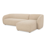 Faye Beige Boucle Right Sectional - Ornate Home