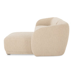 Faye Beige Boucle Right Sectional - Ornate Home