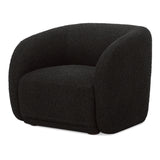 Faye Black Boucle Accent Chair - Ornate Home