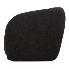 Faye Black Boucle Accent Chair - Ornate Home