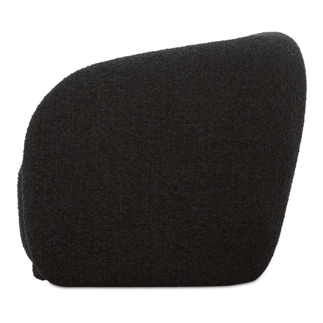 Faye Black Boucle Accent Chair - Ornate Home