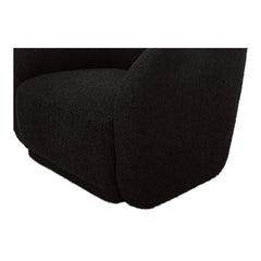 Faye Black Boucle Accent Chair - Ornate Home