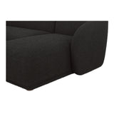 Faye Black Boucle Right Sectional - Ornate Home