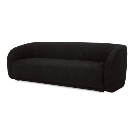 Faye Black Boucle Sofa - Ornate Home