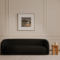 Faye Black Boucle Sofa - Ornate Home