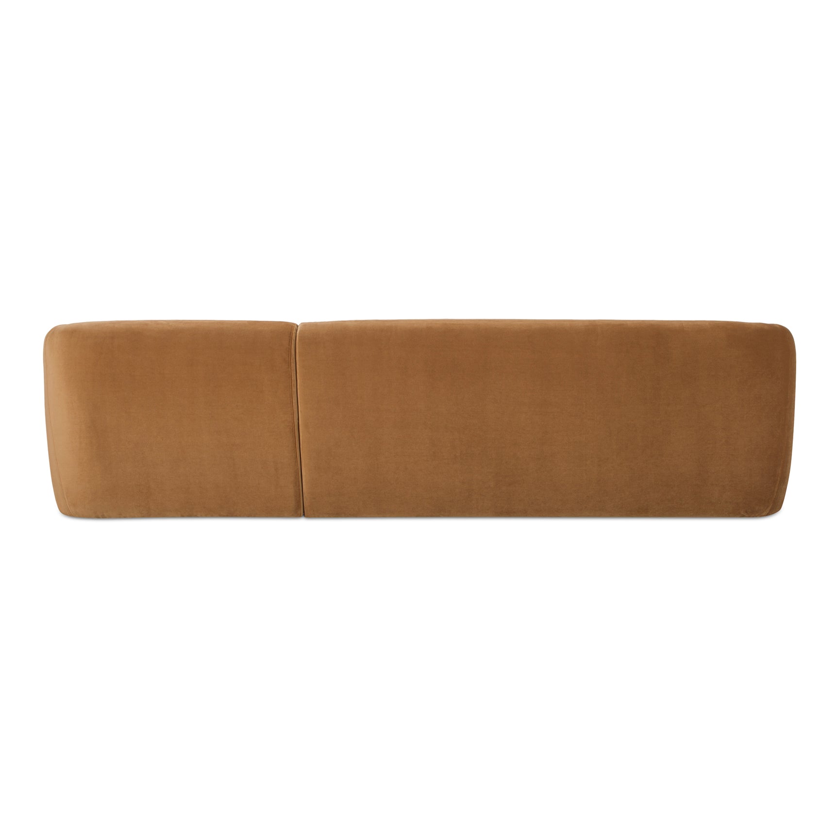 Faye Tan Faux Mohair Right Sectional - Ornate Home