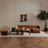 Faye Tan Left Sectional - Ornate Home