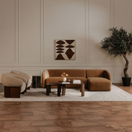 Faye Tan Left Sectional - Ornate Home