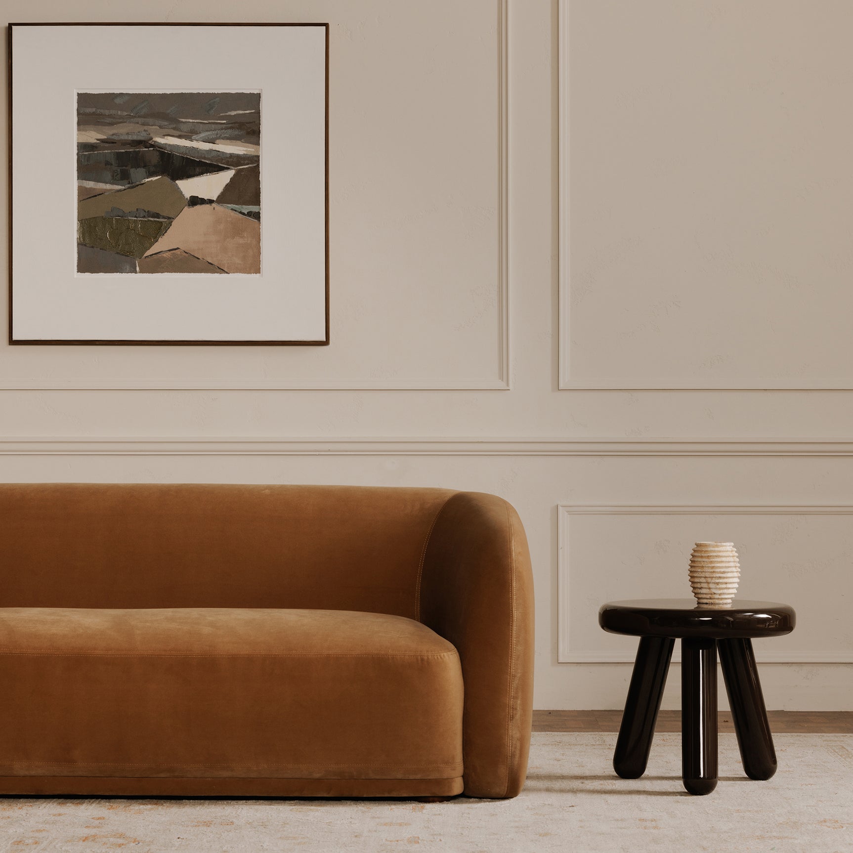 Faye Tan Sofa - Ornate Home