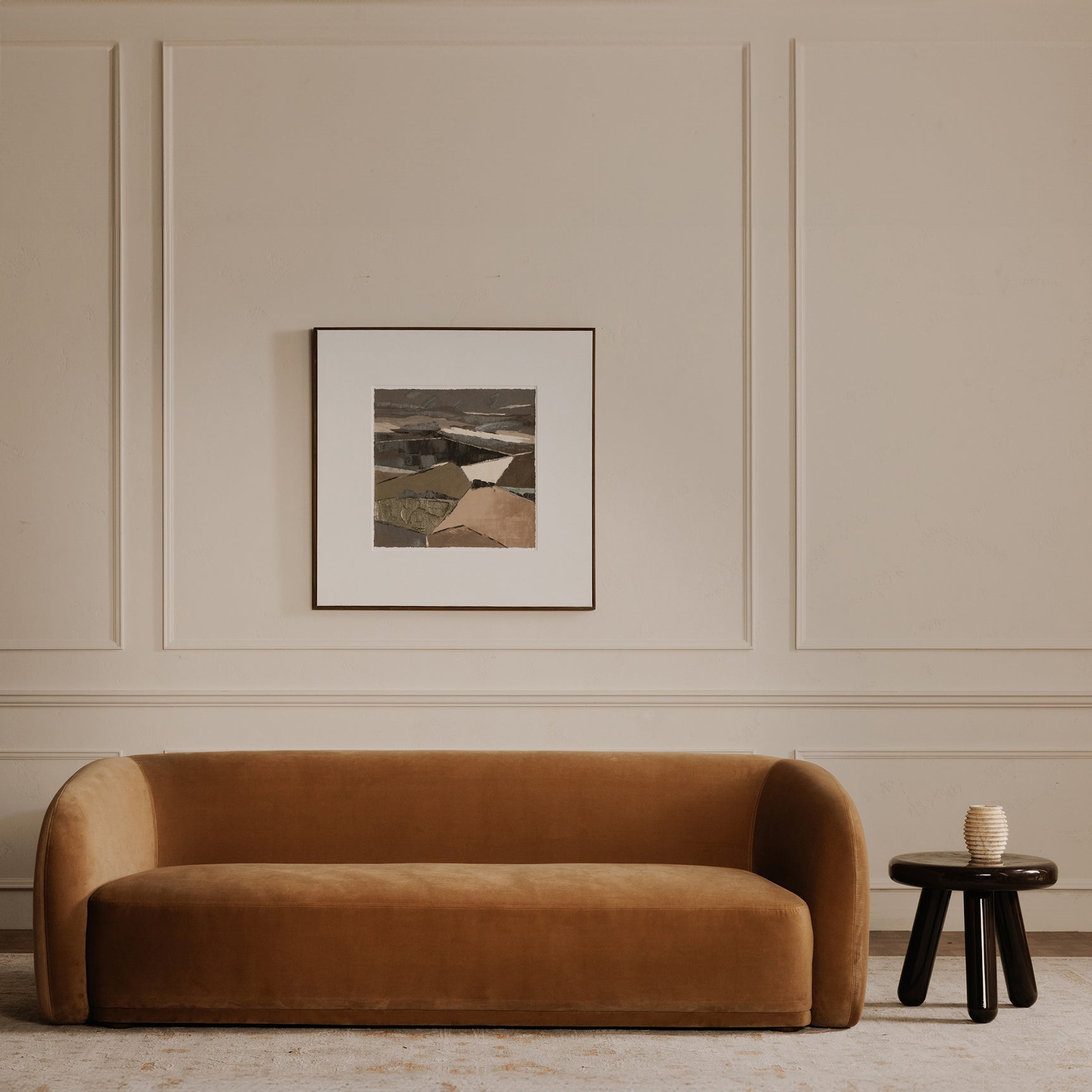 Faye Tan Sofa - Ornate Home