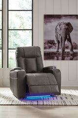 Feazada Gray Power Recliner (Online Special Price) - Ornate Home