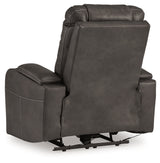Feazada Gray Power Recliner - Ornate Home
