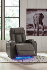 Feazada Gray Power Recliner - Ornate Home