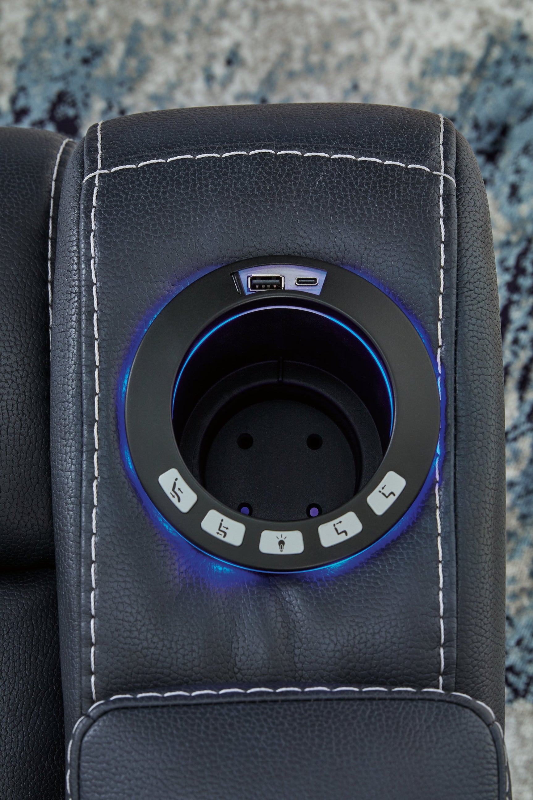 Feazada Sapphire Power Recliner - Ornate Home