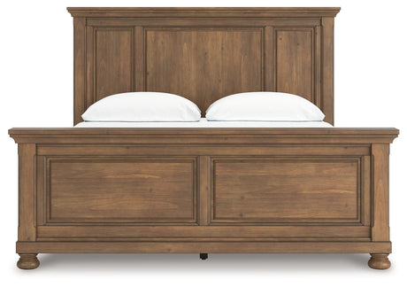 Feddinger Medium Brown California King Panel Bed - Ornate Home