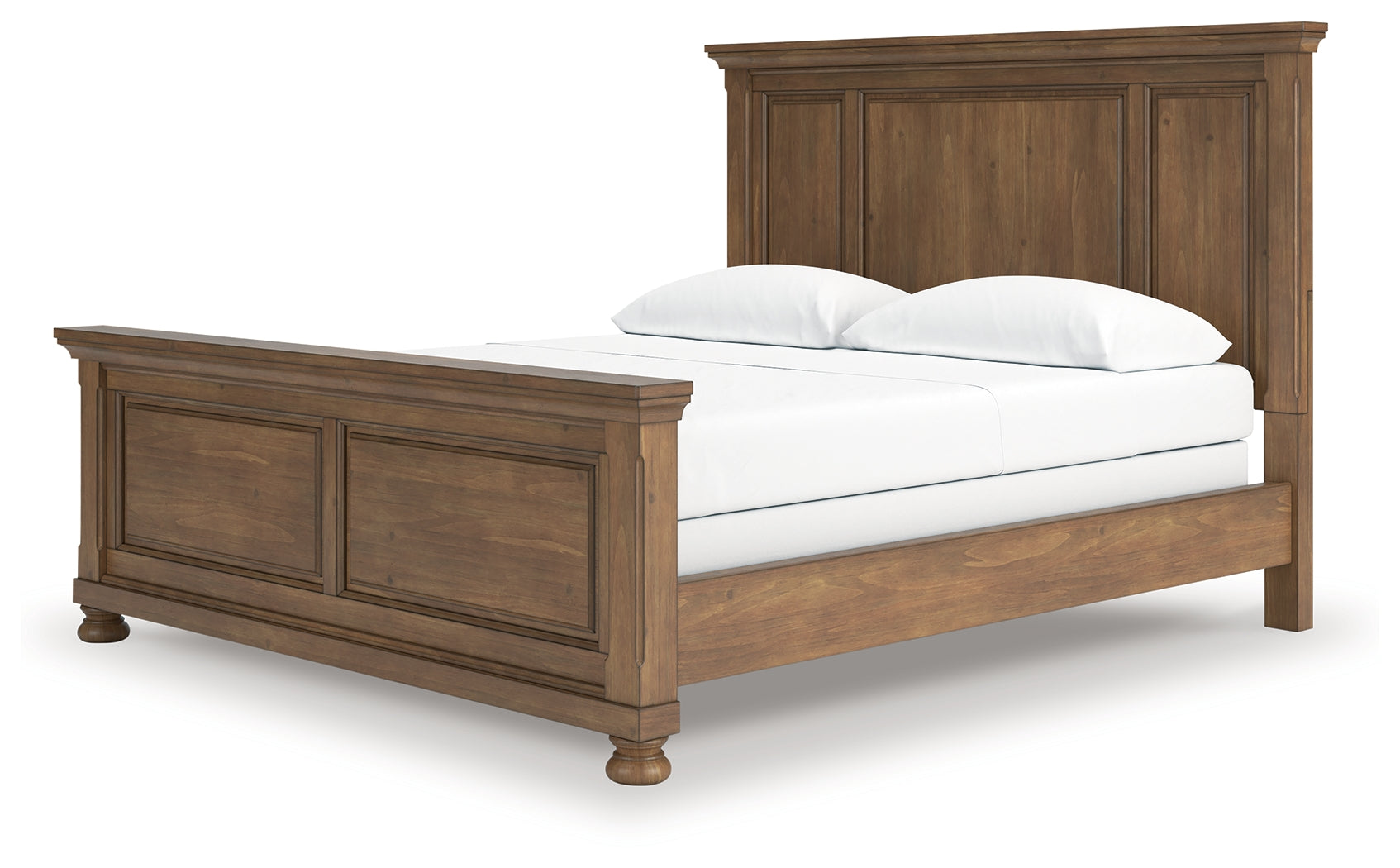 Feddinger Medium Brown California King Panel Bed - Ornate Home