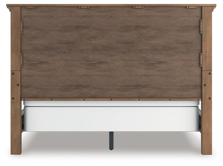 Feddinger Medium Brown California King Panel Bed - Ornate Home